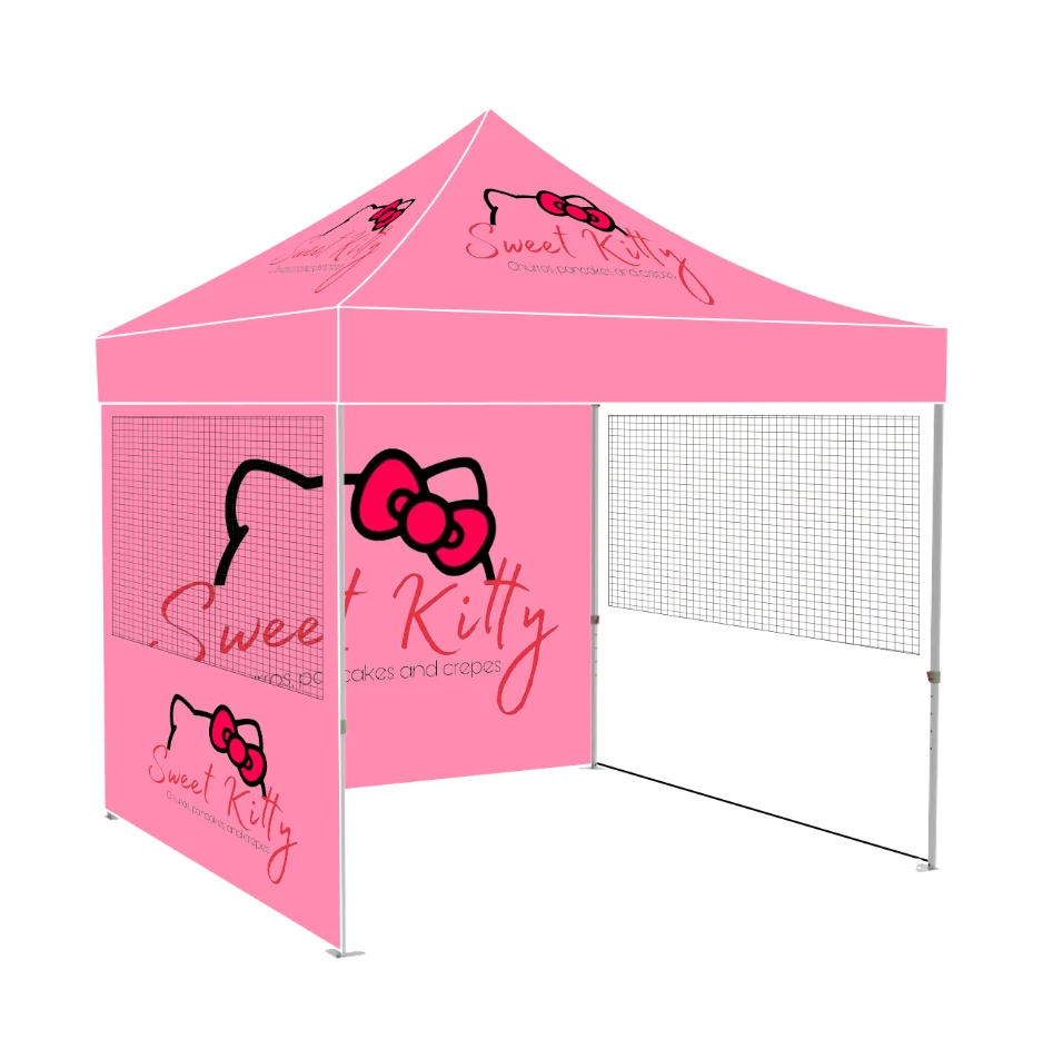 Maxcanopy Trade Show Tent Custom Racing Pop Up Shop Tent with your logos Super strong frame and durable fabric