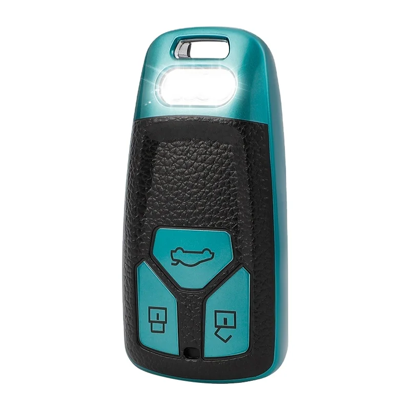 Wholesale Car Accessories Remote Protective TPU Holder Leather Case Boxb Car  Key Cover  FIt For Audi 19  model A4LQ5L A5 2