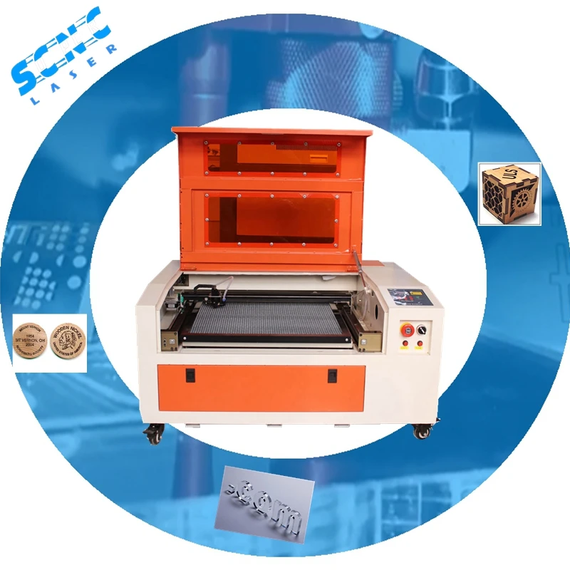 Supercnc 40W 50W 60W cheap small mini Co2 laser 4040 desktop laser engraver price