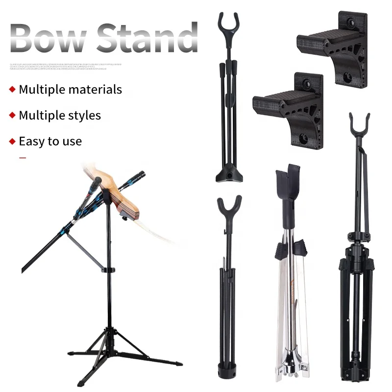 Стойка для рекурсивного лука складной аксессуар стрельбы из набор регулируемых держателей и стрел охотничье снаряжение