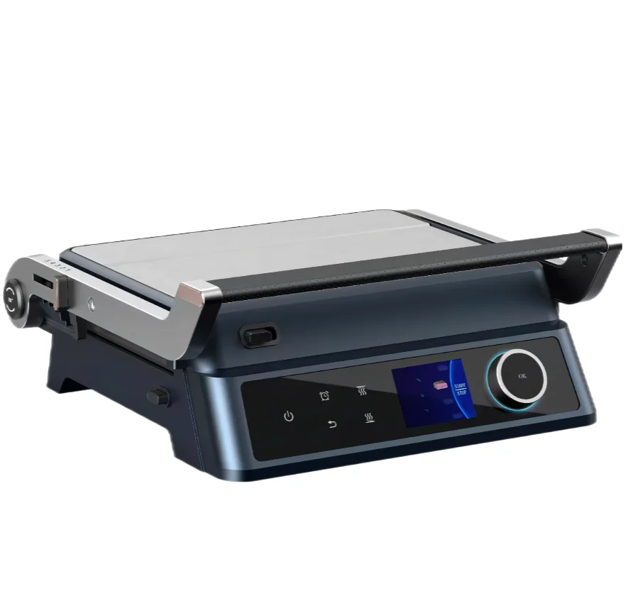 New factory Ceramic coating LED  panini grill chicken grill machine gas grill bbq for household