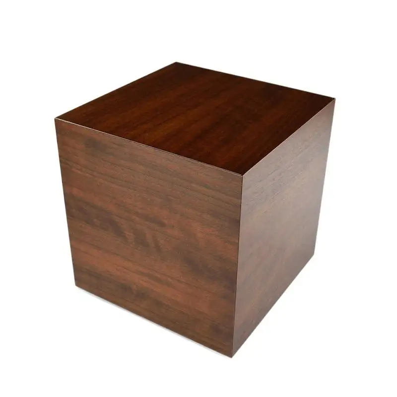 Wholesale Customization Walnut Cremation Simple Handmade Farmhouse Cremation Urn Wood Urns For Human Ashes Adult