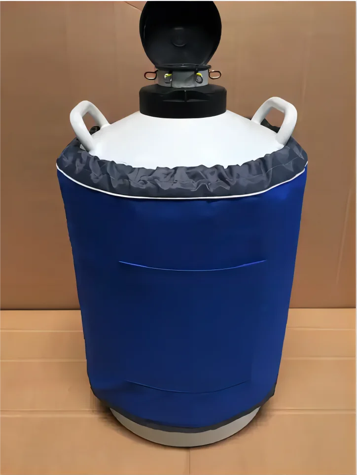 2-100L Liquid Nitrogen Storage Tank Used Cryogenic Container Aluminum Alloy PLC Components for Home Use Cow Semen Preservation