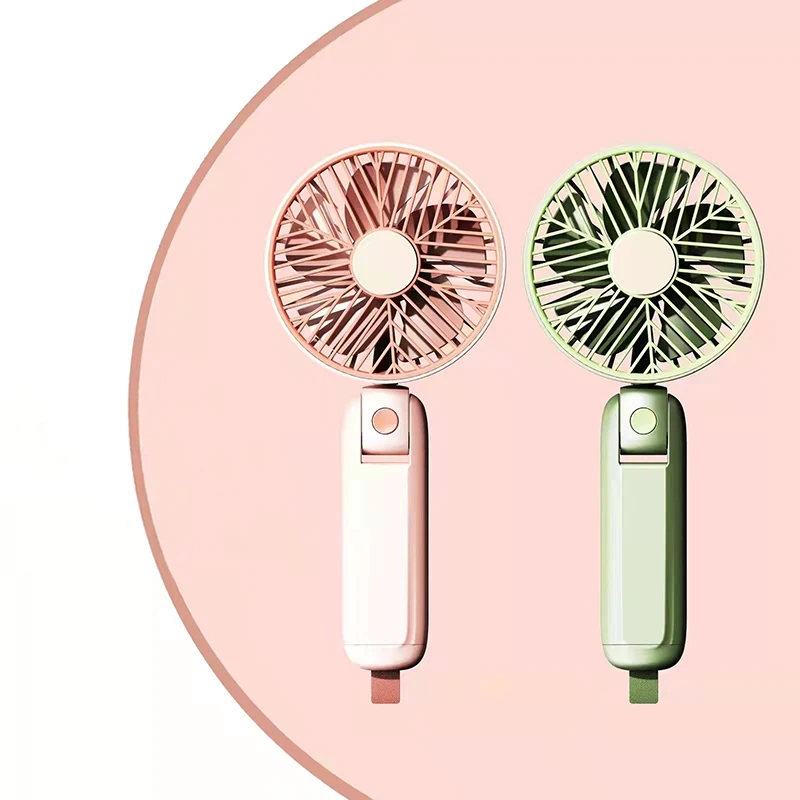 2022 Hot sales RK-C98 Fashion Rechargeable Fan Mini Hand Fan Low noise Adjustable Light weight Custom logo Pocket Fan