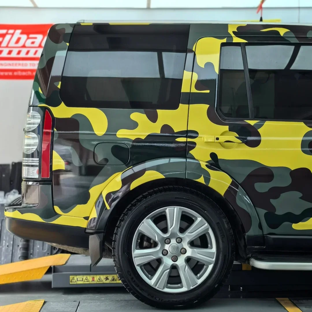 Popular fashion new style bubble free grey black white digital camouflage car wrap film