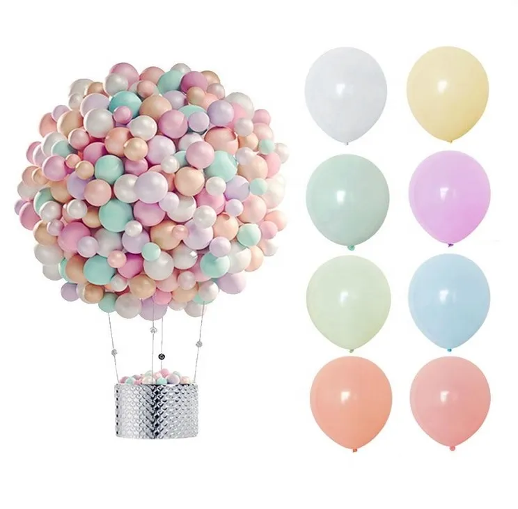 Grey Color Latex Balloon In Bulk Red Macaroon Candy Color Round Latex Ballons Wedding Rainbow Peppa 12inch Macaron Globos Size