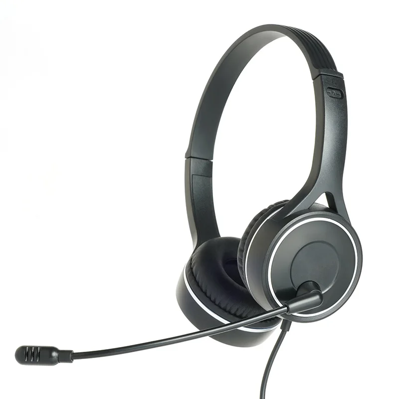 soyto G30C wired headphone for office call center meeting online learning noise cancelling 3.5mm USB plug  headset for pc phone