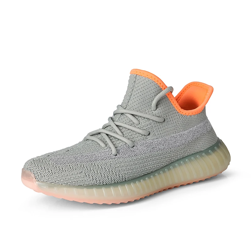 
2020 high top stock zebra yezzy sneakers Light Weight fly knit mesh yeeze yeezy 350 v2 shoes 