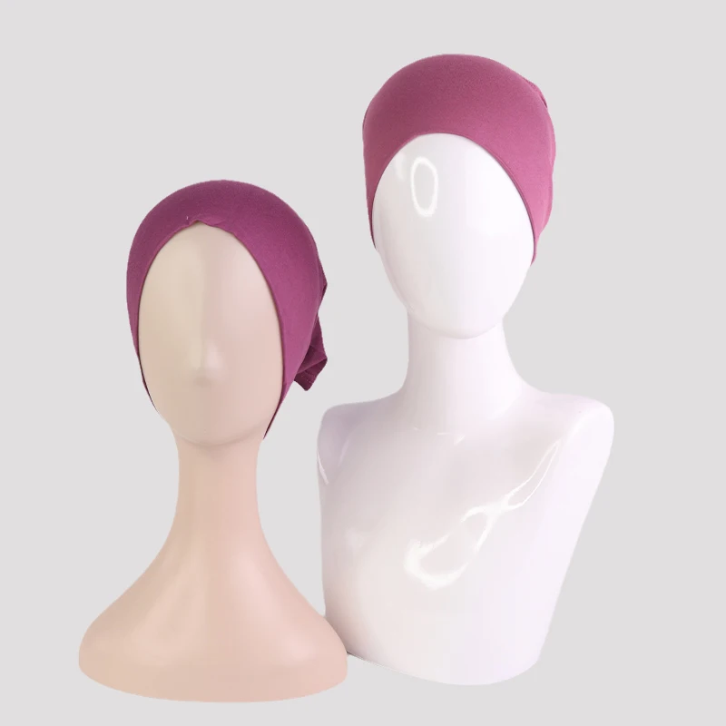 Wholesale Inner Ninja Sport Hijab Under Scarf Muslim Women Underscarf Jersey Modal Cotton Cap Hijab