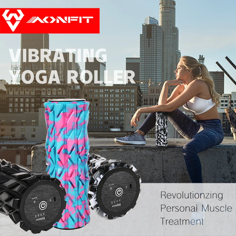Aonfit Новый электрический массажный вал перезаряжаемый
