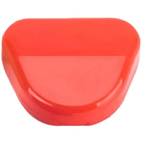 Wholesale Triangle Dental Prosthesis Teeth Box Denture Storage Container Retainer Boxes Partial False Tooth Case
