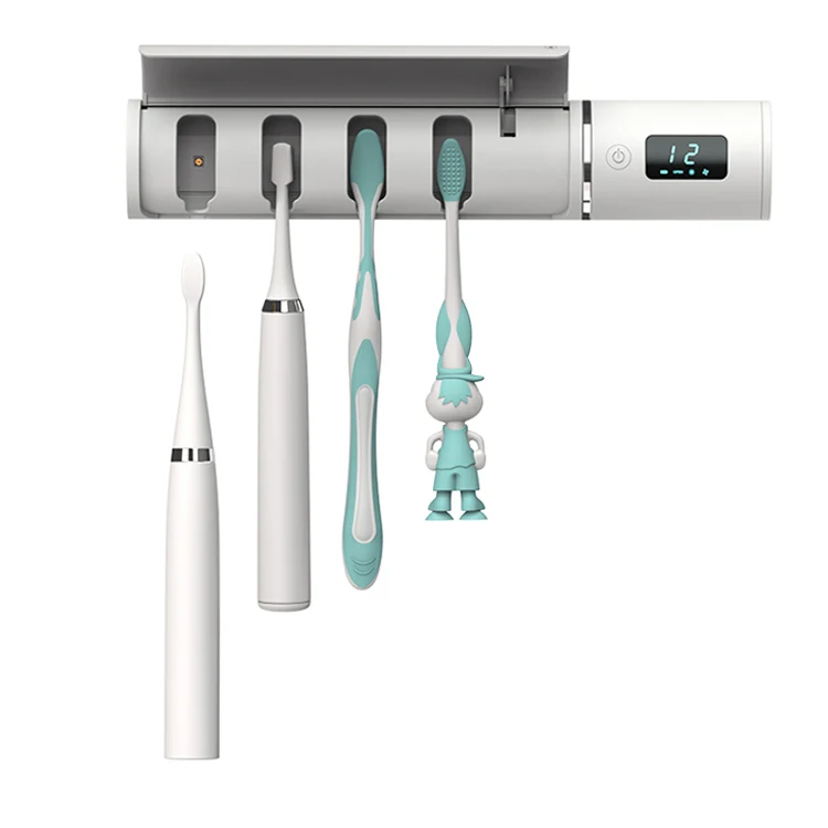 safe and secure uv toothbrush sterilizer holder wall mounted 4 uv light toothbrush sterilizer holder cleaner