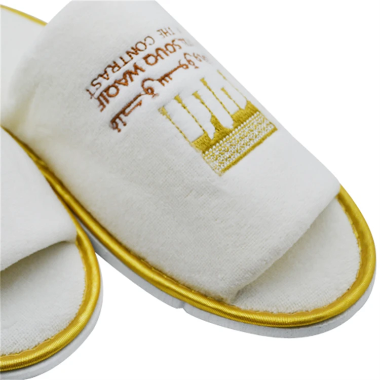 OEM disposable reusable SPA slippers hotel slippers