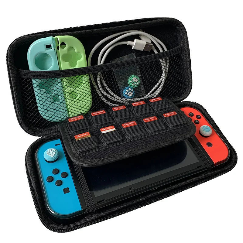Чехол из ЭВА для Nintendo Switch и Switch Oled сумка для переноски, 2 фута, разработанные водонепроницаемые игровые аксессуары OEM на заказ