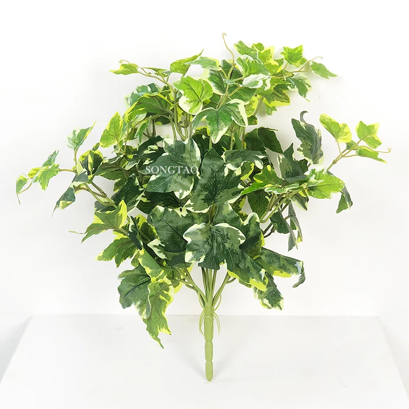Small Pot Mini Tabletop Artificial Ivy Plant Greenery Decoration for Home or Office