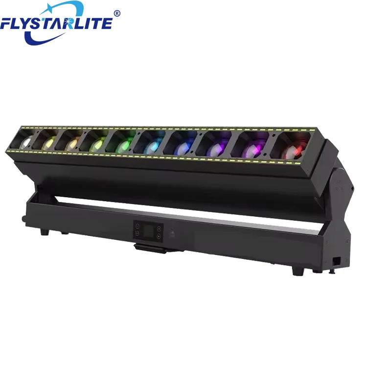 Factory Supply Stage 10x60w Led Moving Head Light With Auxiliary light 10x60w Rgbw Led Pixel Bar Dmx