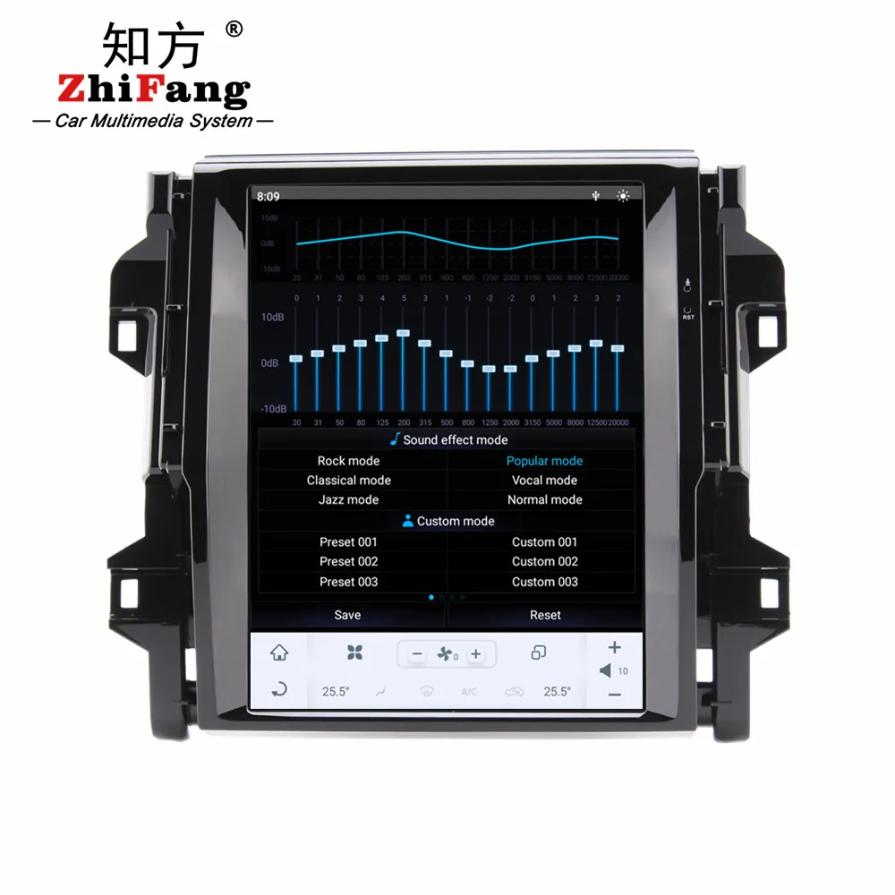 TESLA Style 12.1' touch screen Car Stereo Android 11 4G built in carplay Car Radio Navigation for TOYOTA FORTUNER 2016 -2022