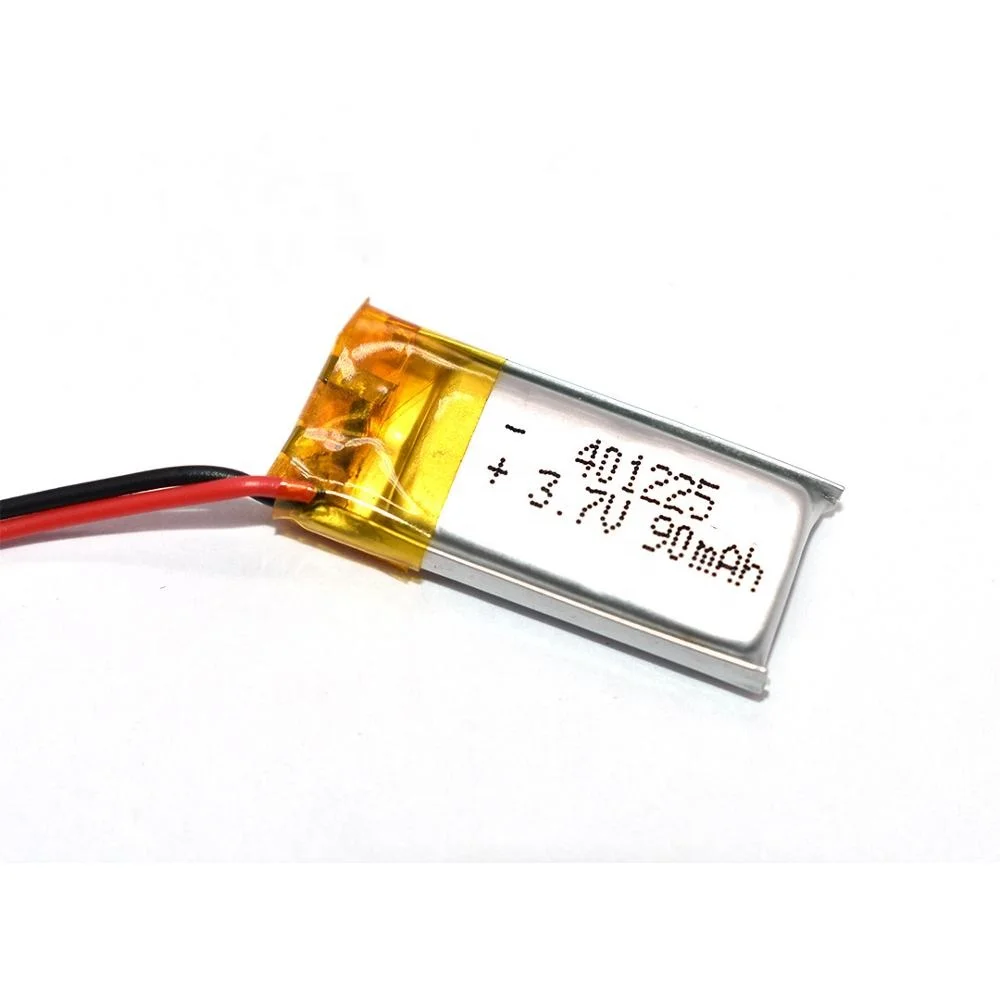 LP401225  90mah 3.7v 80mah  li polymer battery 401225 3.7v 80mah rechargeable battery