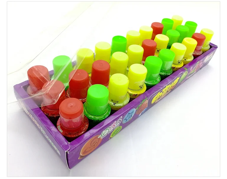 Chinese Candy factory wholesale good taste New item cute playing colorful candy toy press stamp candy