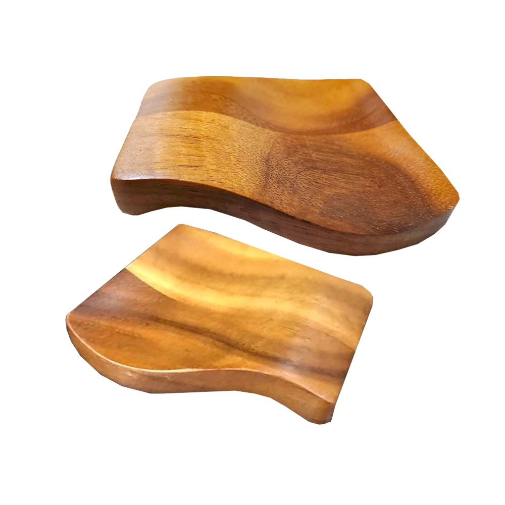 High Quality Kitchen Natural Eco-friendly Wooden Kitchen Accessories Acacia Wood Spoon Holder Wooden Spoon Rest