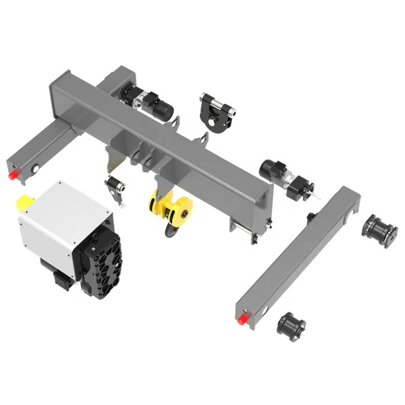 WEIHUA Double Girder Electric Hoist Overhead EOT 25 5 ton Crane Trolley