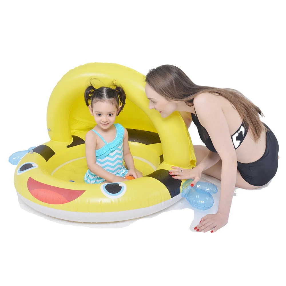 B03 jilong 51015 bee animal shape sunshade baby pool inflatable ocean ball pool for kids play