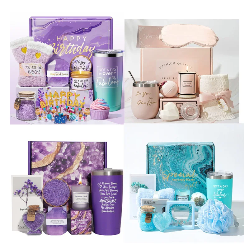Thank You Gift Luxury Spa Skin Care Mothers Day Birthday Get Well Soon Gift Mug Perfume Scented Candle Gift Set for Women