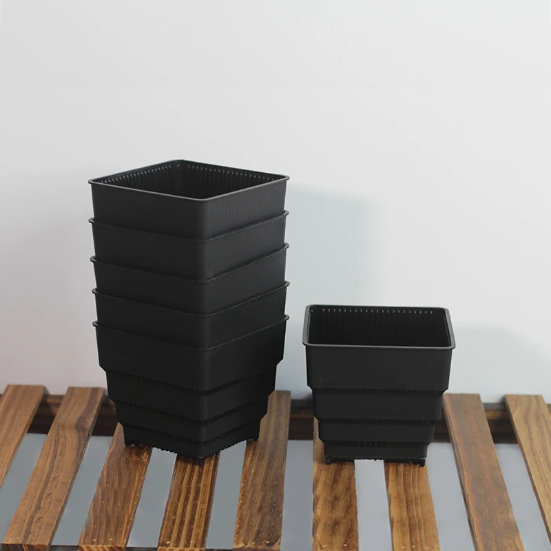 wholesale custom outdoor garden nursery small diameter plastic plant flower pots meshpot garden accessories