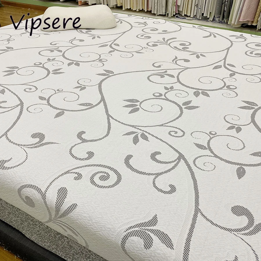 Wholesale customized anti-wrinkle knitted sofa mattress jacquard fabric