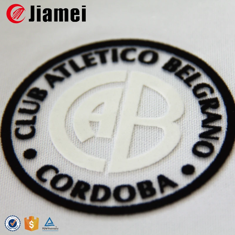 T-shirt heat transfer stickers flock logo heat transfers