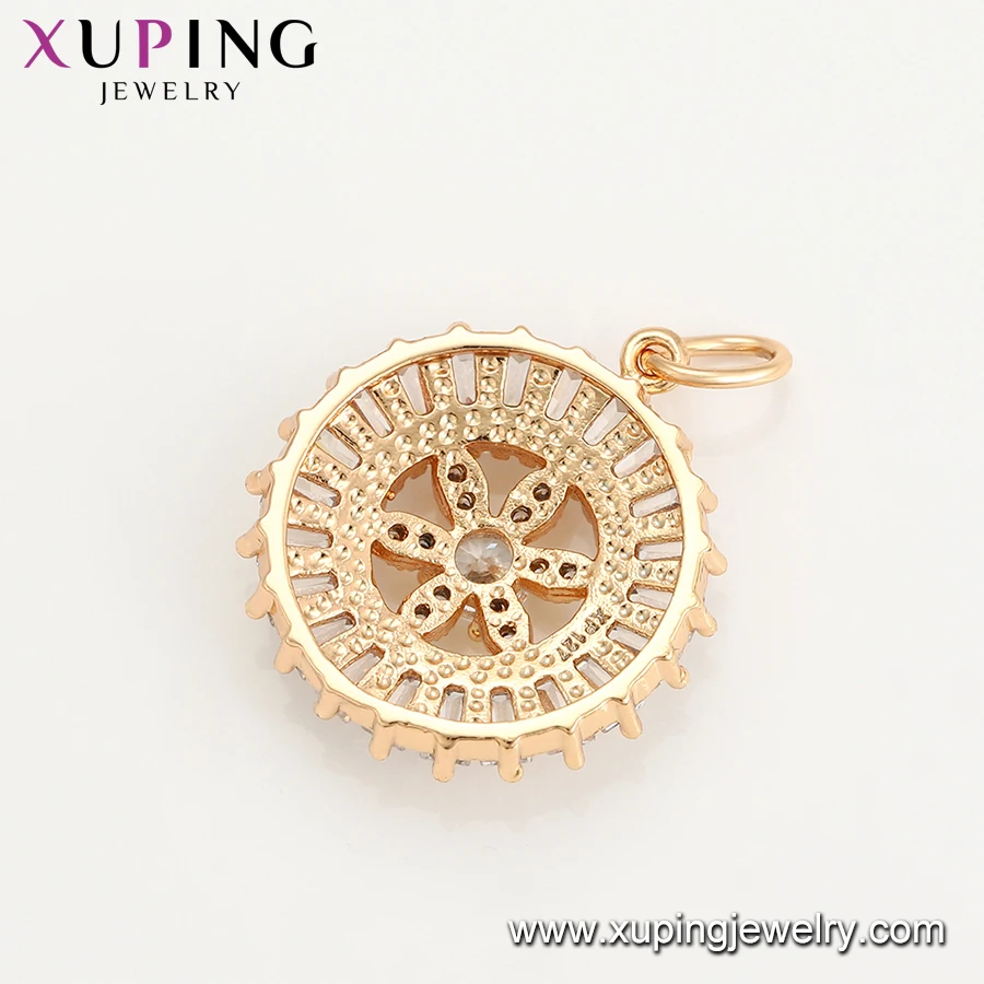 34911 Xuping jewelry Christmas promotion costume jewelry gold plated flower shape new model pendant