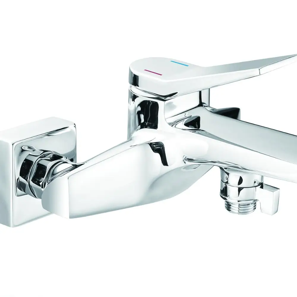 
hot selling brass bath mixer single lever hot and cold faucet water 