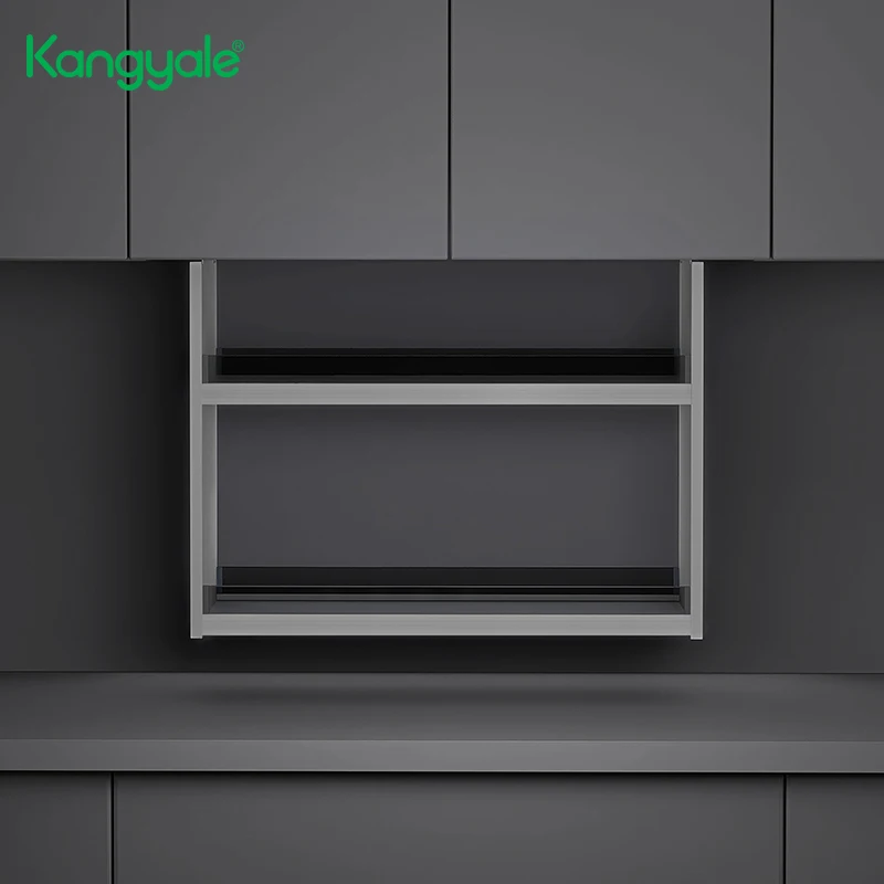 Лидер продаж 2022 органайзер для кухонного шкафа Kangyale корзина с электрическим подъемником система хранения лифтом