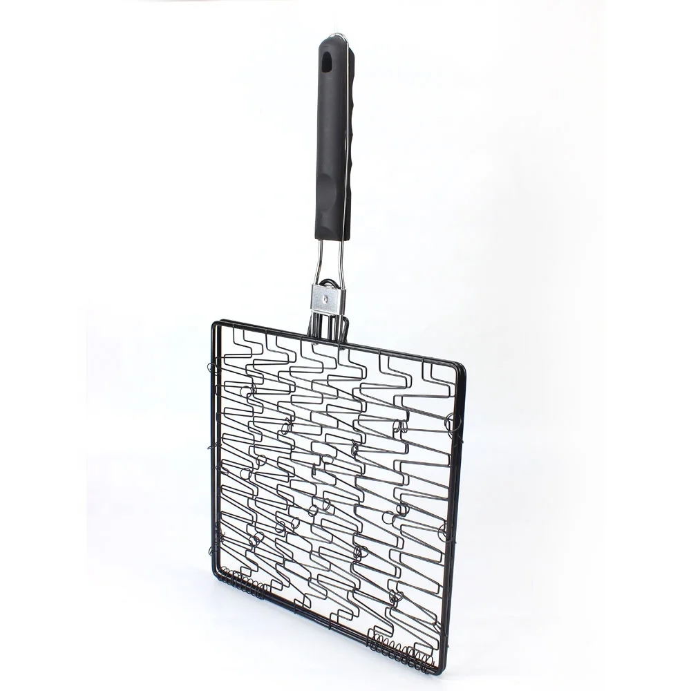 Барбекю барбекю портативный металлический набор инструментов для приготовления пищи антипригарная корзина гриля рыбного