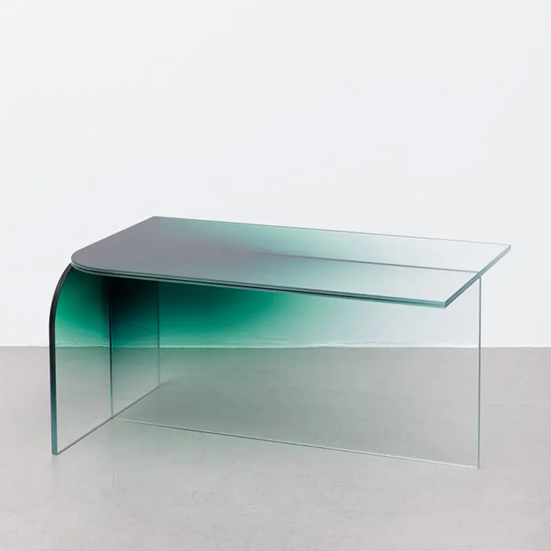Custom Organic Glass Furniture Living Room Sofa Side Table Bedroom Nordic Acrylic  Coffee Table