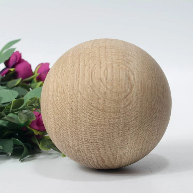 
Cute Wood Round Ball 3 inch Ideal for Numerous Craft Projects Smooth Solid Wood Ball 