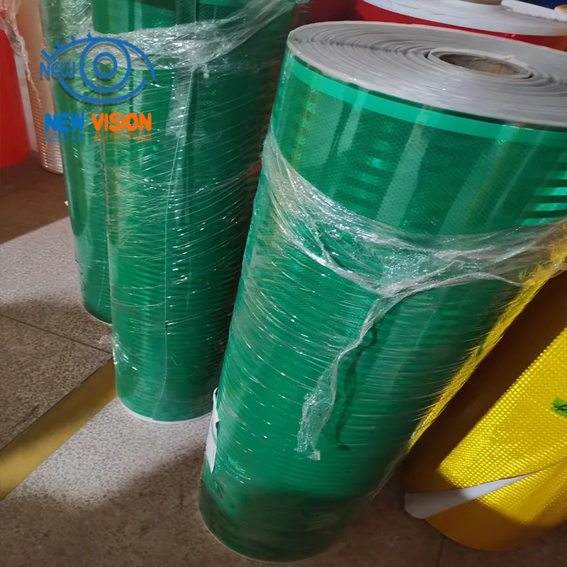 High Durability Car Licence Plate EGP Reflective Film Rolls PVC Reflective Sheeting Film green reflective tape