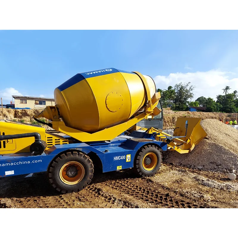 Кармикс дизельный Бетономешалка гидравлическая машина самозагружающая мобильная портативная Бетономешалка