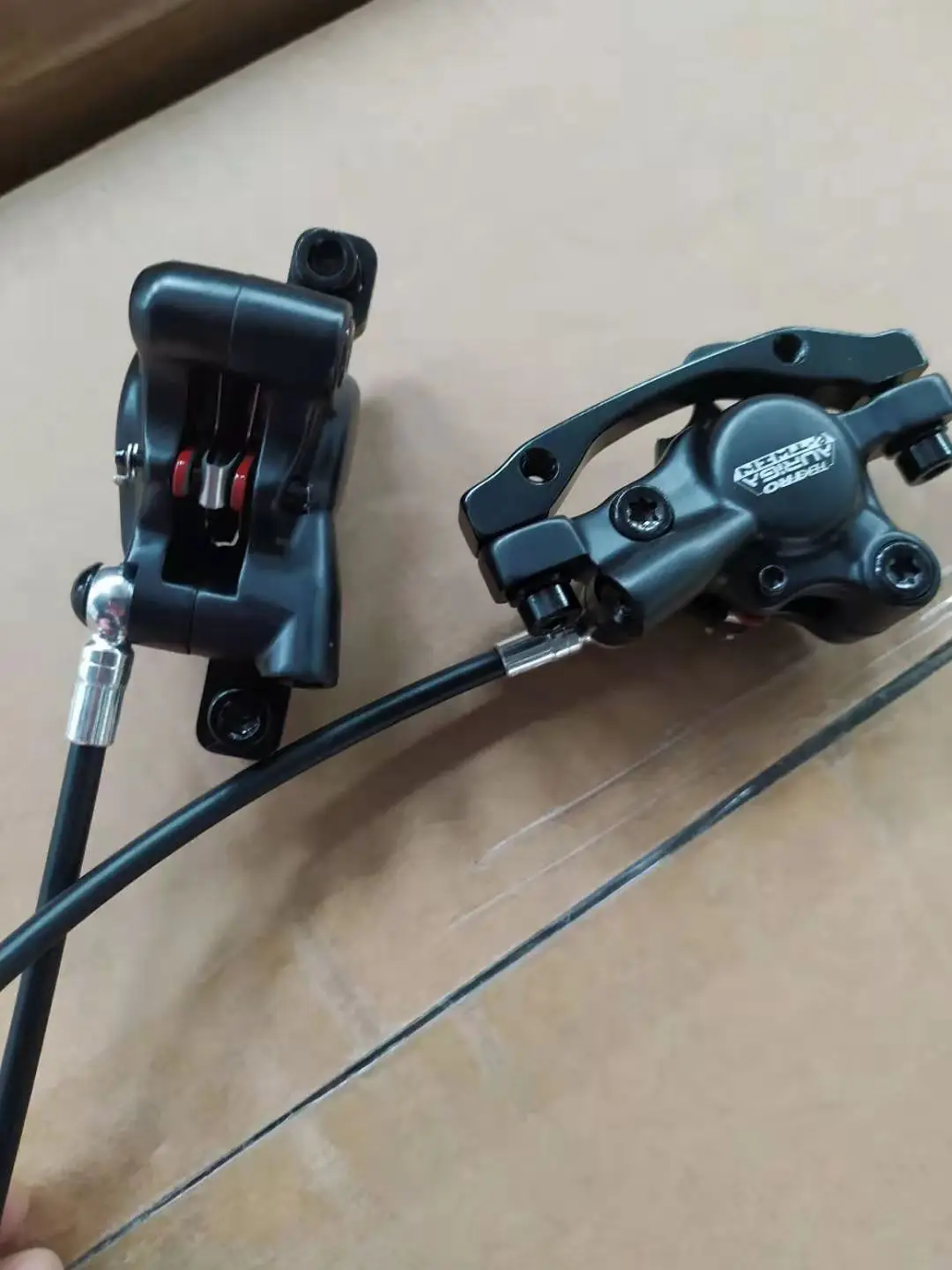 TRKTRO Dual Piston Twin Caliper Hydraulic Disc Brake E-bike Forged Aluminum Disc Brake HD-E525 For 1 Set