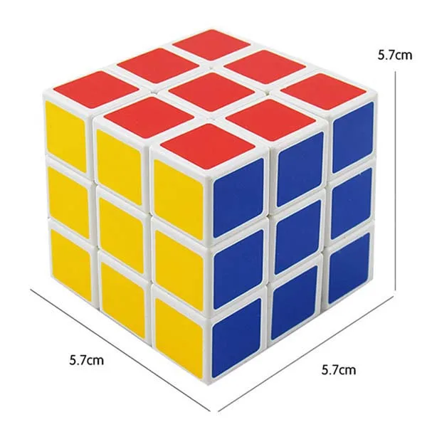 Promotional Kids Puzze Toys Plastic Square 5.7*5.7cm Puzzle Magic Cubes