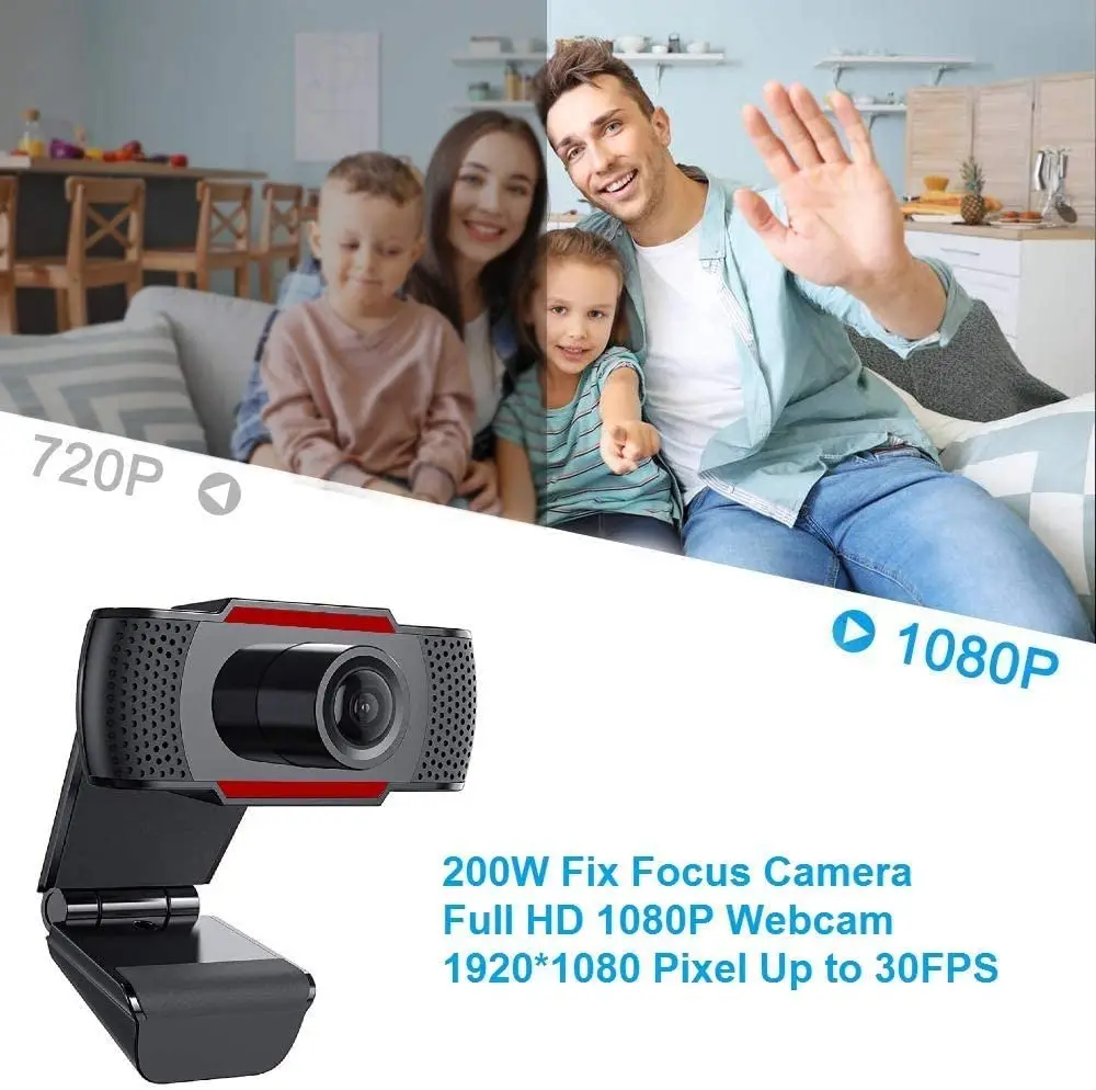  1080P камера звукопоглощающие Встроенный микрофон с высокой четкостью USB 2 0 запись видео HD веб-камера