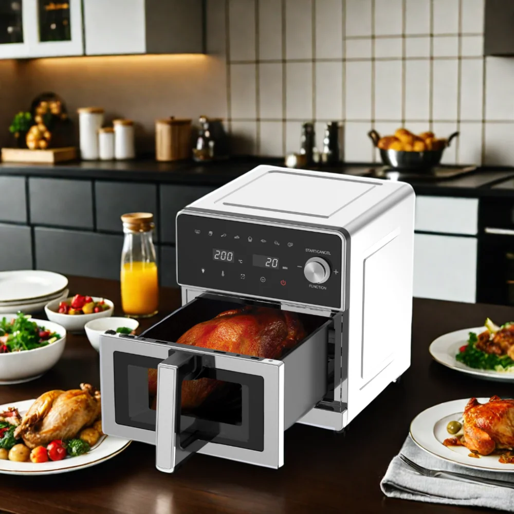 Wholesale PRICE 1700W French Door 23l multi Air Oven Oil Free Stainless Steel Convection Hot Air Oven