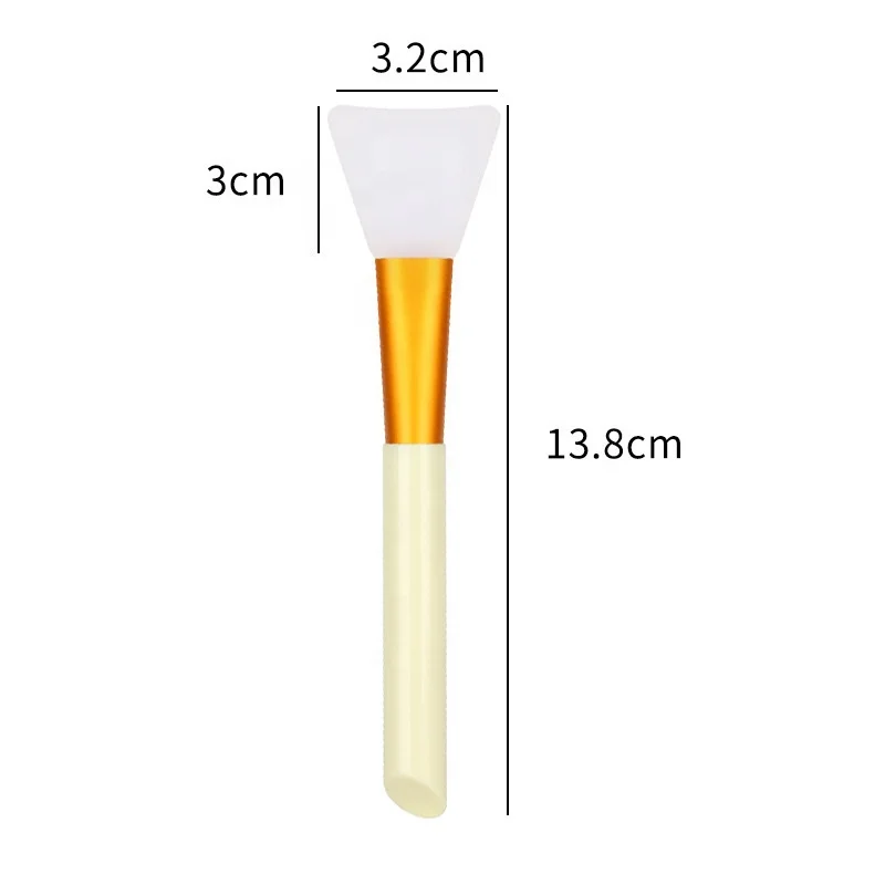 Cheap Soft Face Mask Silicone Applicator Private Logo Silicone Brush LOW MOQ Custom Logo Facial Mask Spatula