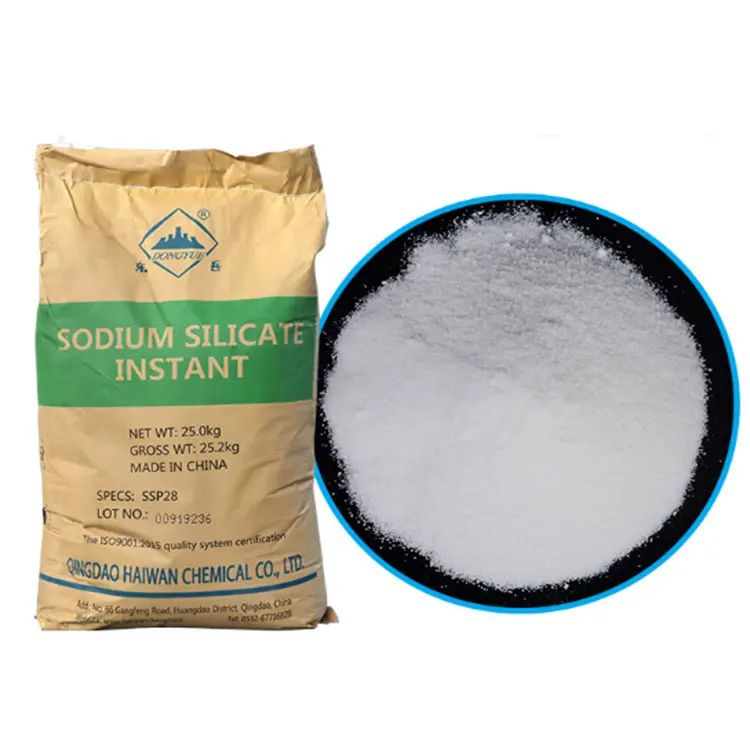 Powdered water glass instant sodium silicate concrete adding auxiliaries to building instant sodium silicate