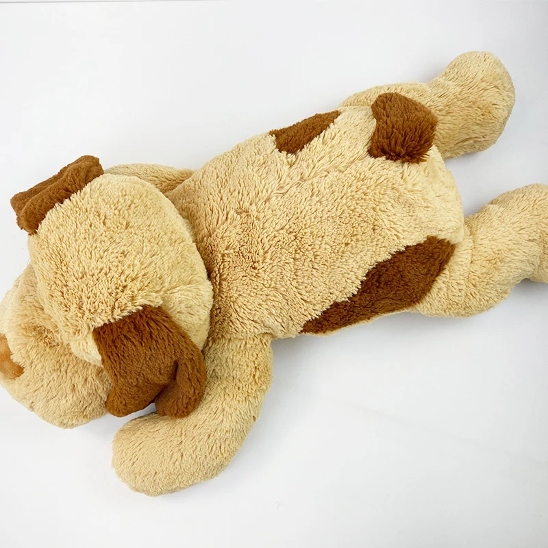 Custom Quality Weighted Dogs Cute Pup Dog Customized Plush Lying Pillow