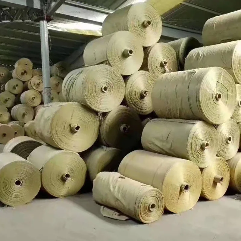 Pp Woven Tubular Fabric Rolls Polypropylene Plastic Woven Sack Bag Roll Woven Jumbo Roll