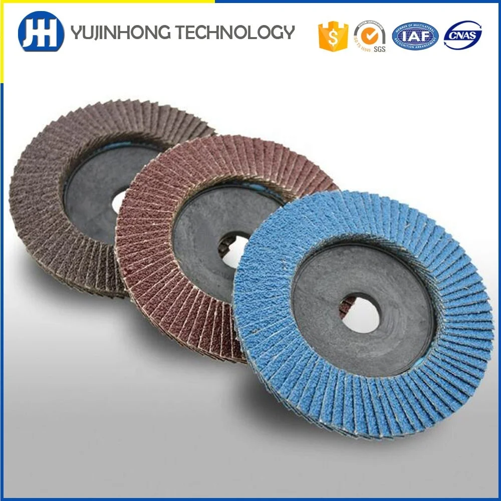 Wholesale flapdisc 125*22.2mm European Zirconia flap disc durable Polishing Wheel Abrasive Glass