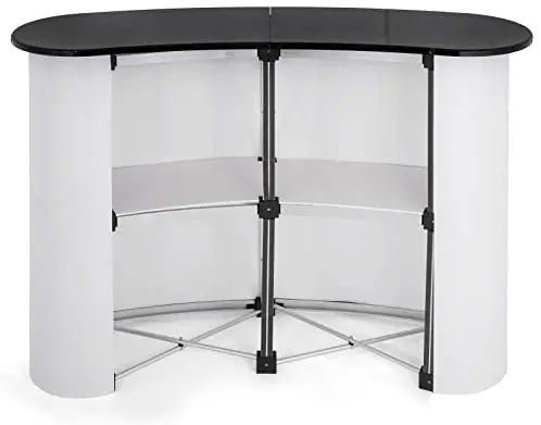 Promoter stand table, ABS promotion table display, portable tradeshow counter promotion table