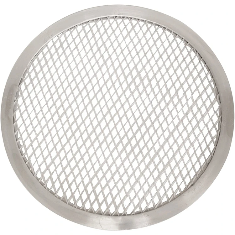 Aluminium Round Pizza Pizza Hut Crisp 6-20 Inch Screen Mesh And Pizza Ring Set