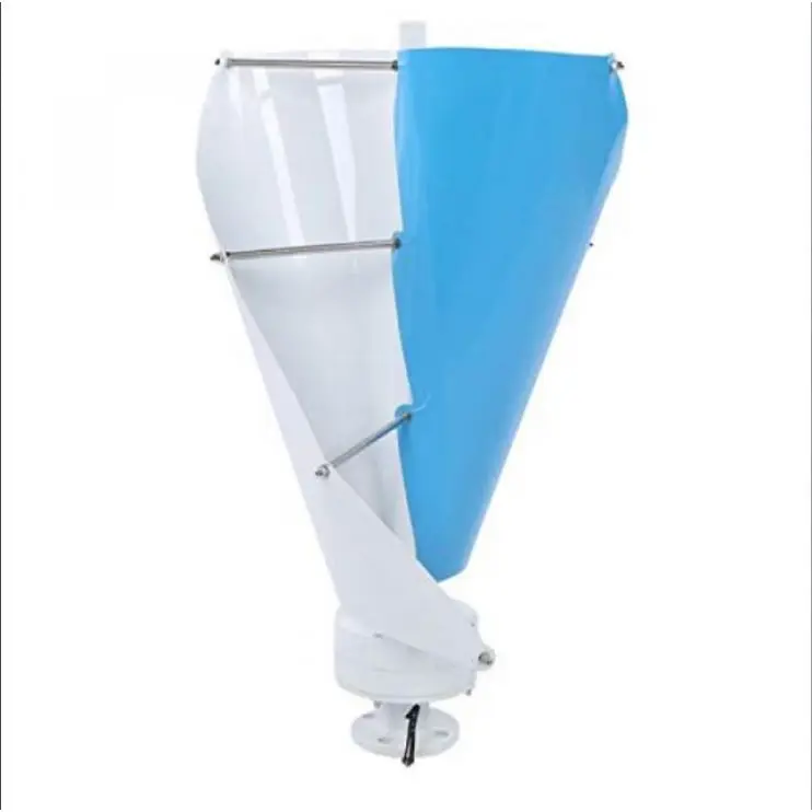 Factory Inverter 5 Kw Vertical 5Kw Blade Permanent Magnetic Generator Helical Wind Turbine